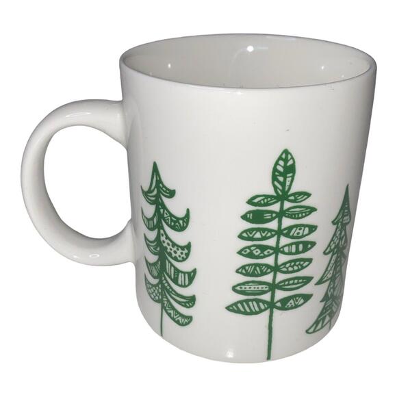 Starbucks 2015 Christmas Holiday Pine Tree 12 oz Coffee Cup Mug - Picture 3 of 6